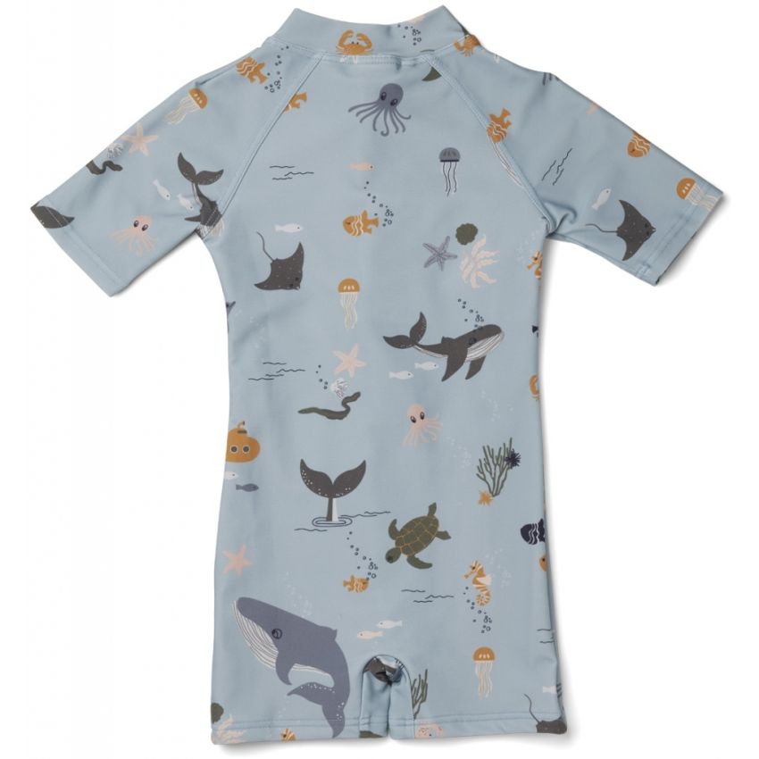 LIEWOOD - Max UV Schwimmanzug Sea Creature Blau