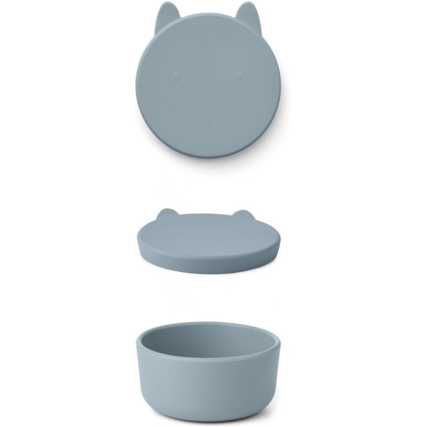 LIEWOOD - Charlot Snack Box Rabbit Sea Blue