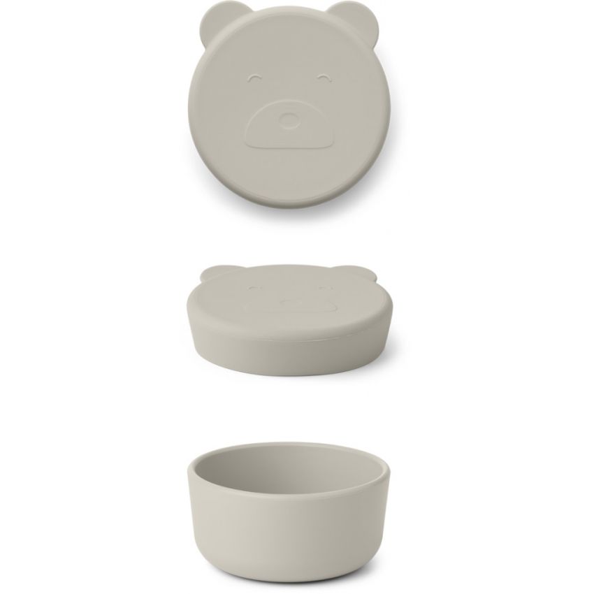 LIEWOOD - Carrie Snack Box Mr Bear Dove Blue