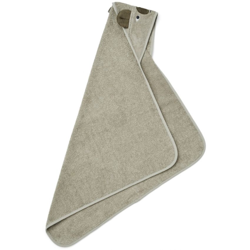 LIEWOOD - Augusta Kapuzen Badetuch Koala Mist (Grösse Kleinkind)