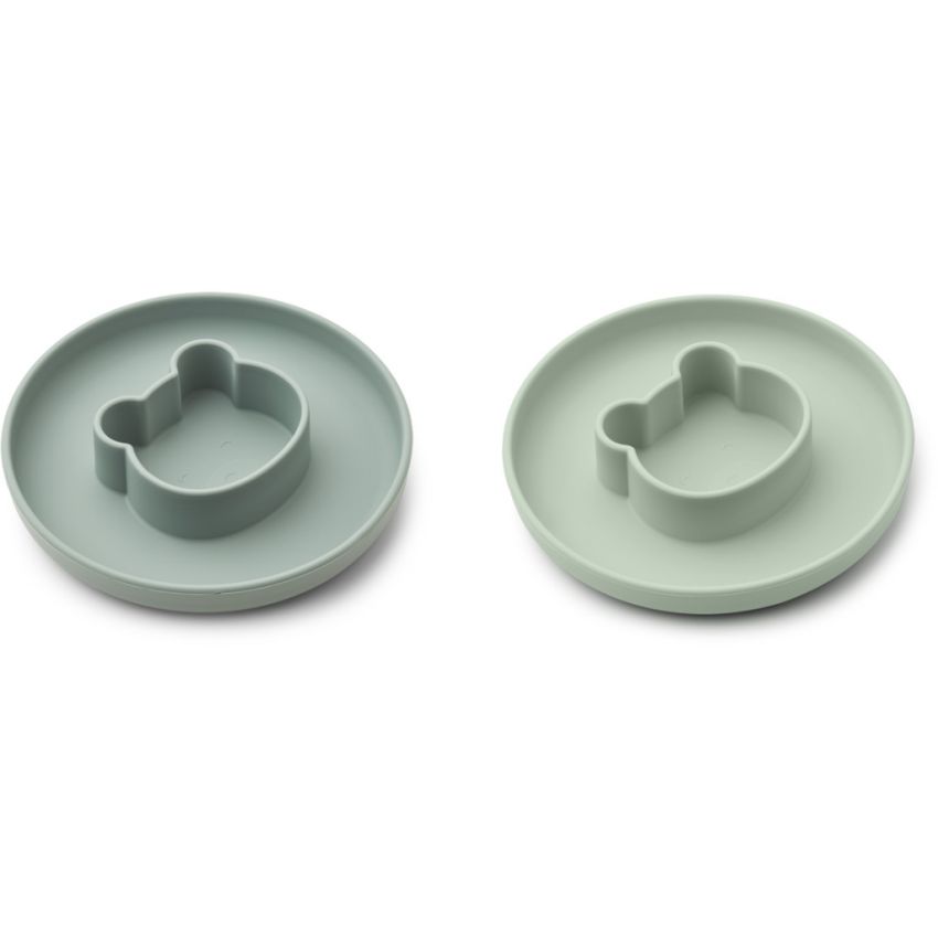 LIEWOOD - Gordon Silikon Schalen Set Mint Mix