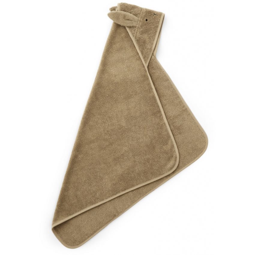 LIEWOOD - Albert Kapuzen Badetuch Hase Oat (Grösse Baby)