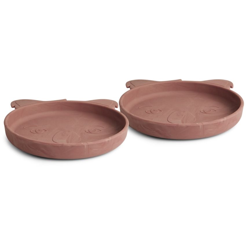 nuuroo - Silikon Tellerset Koala Marmor Rot