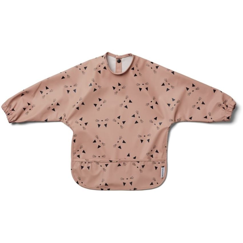 LIEWOOD - Merle Lätzchen Langarm Cat Rose