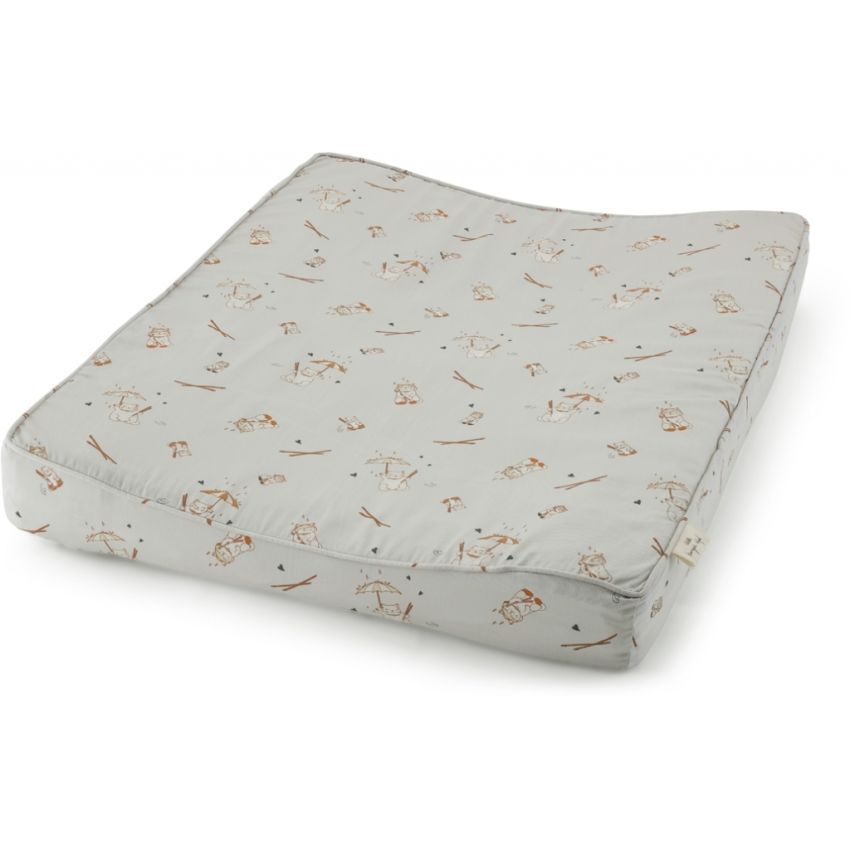 Konges Sløjd - Wickelmatte Miso Kätzchen Raindrops