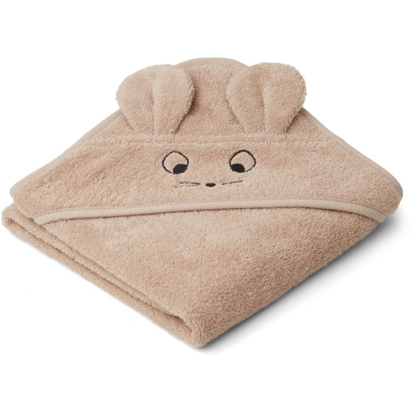 LIEWOOD - Albert Kapuzen Badetuch Mouse Pale Tuscany (Grösse Baby)