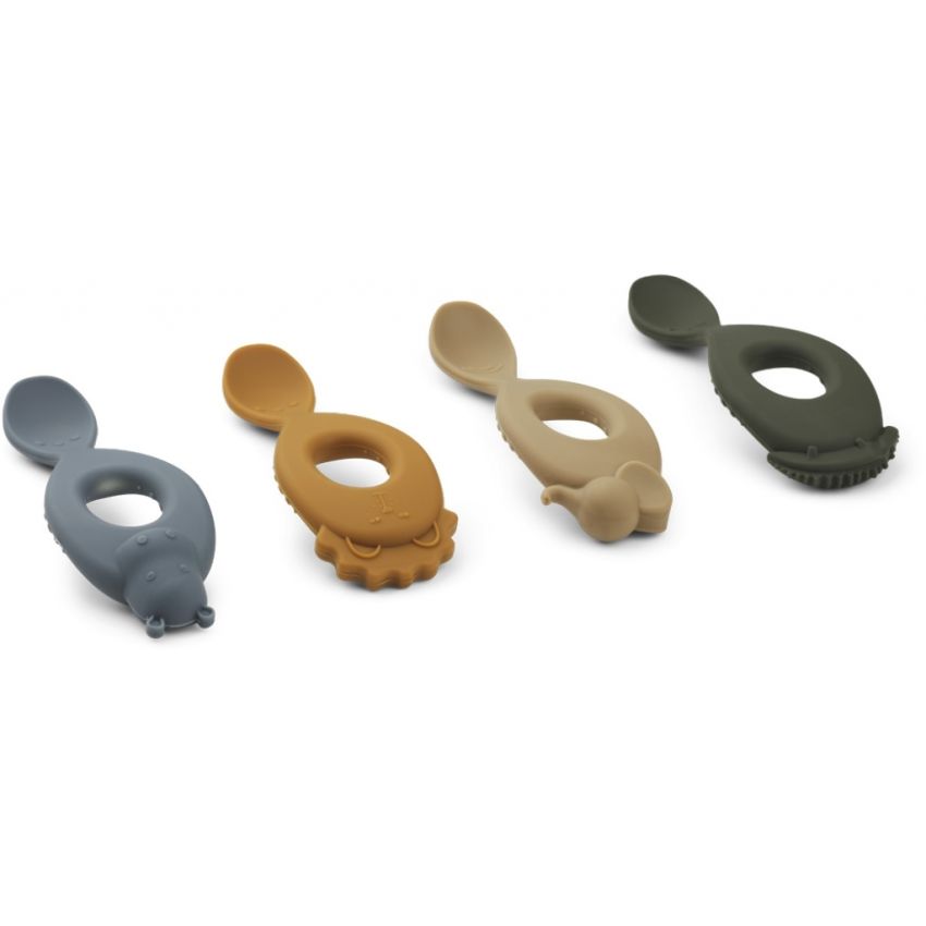 LIEWOOD - Liva Löffelset Safari Blue Mix