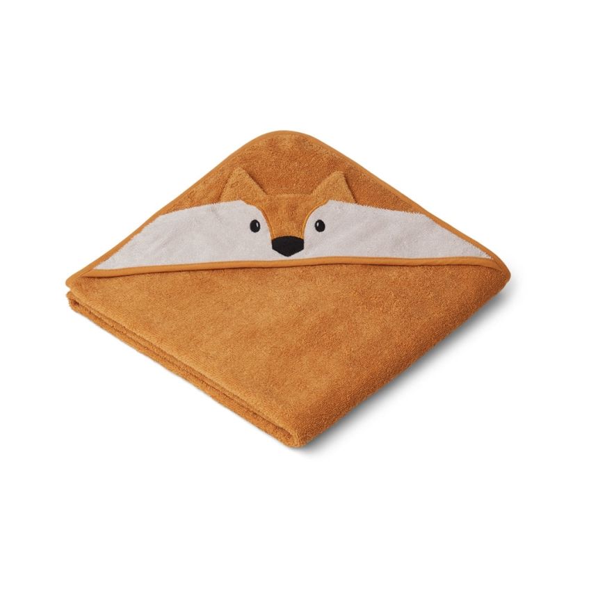 LIEWOOD - Augusta Kapuzen Badetuch Fox Mustard (Grösse Kleinkind)