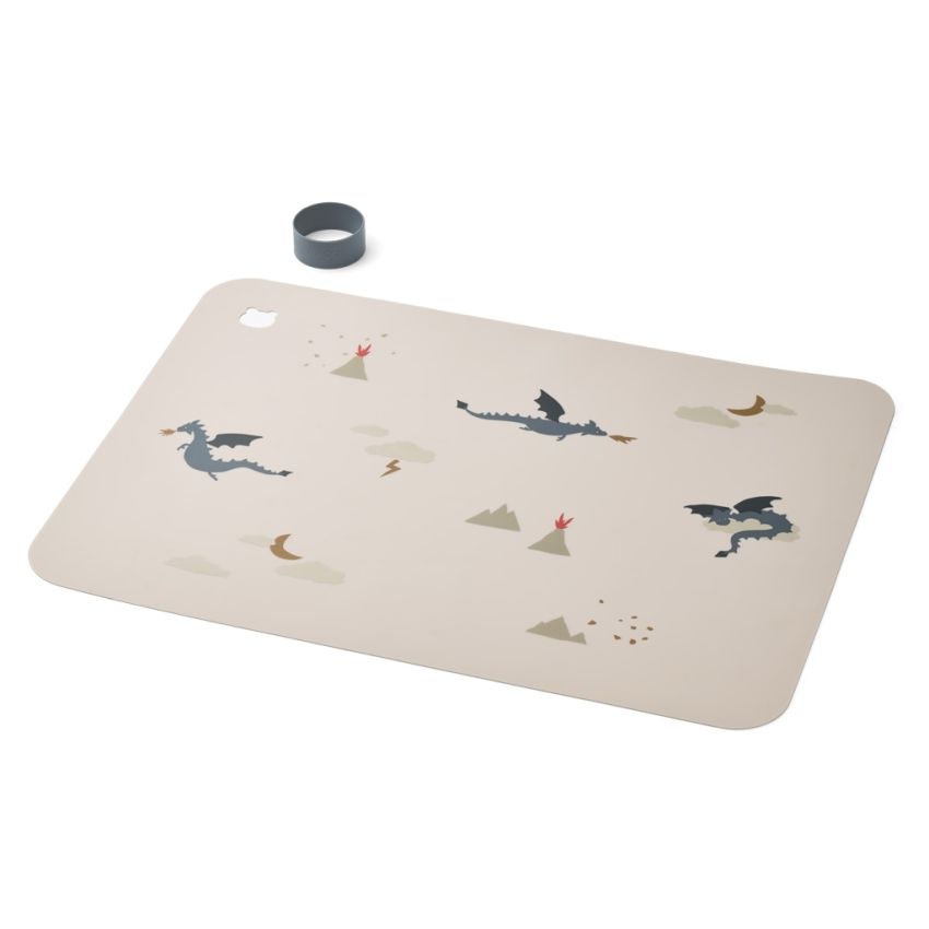 LIEWOOD - Jude Tischset - Malunterlage Drachen