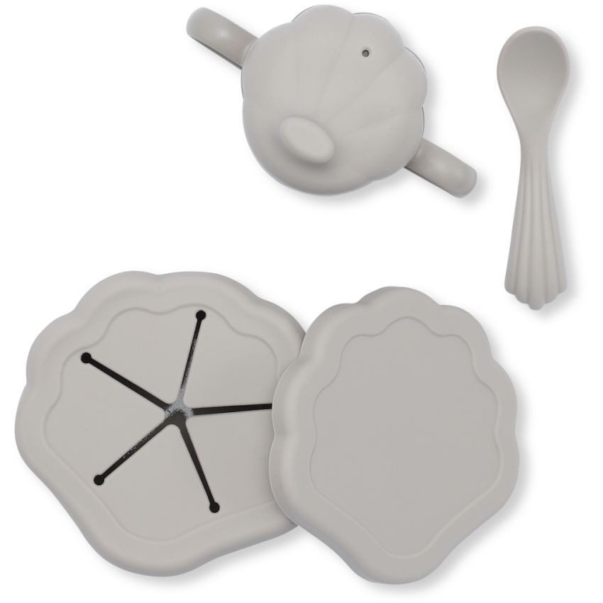 Konges Sløjd - Clam Essstart- Set Warm Grey