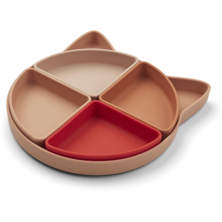 LIEWOOD - Arne Silikon Menü Snackteller Tuscany Rose Mix