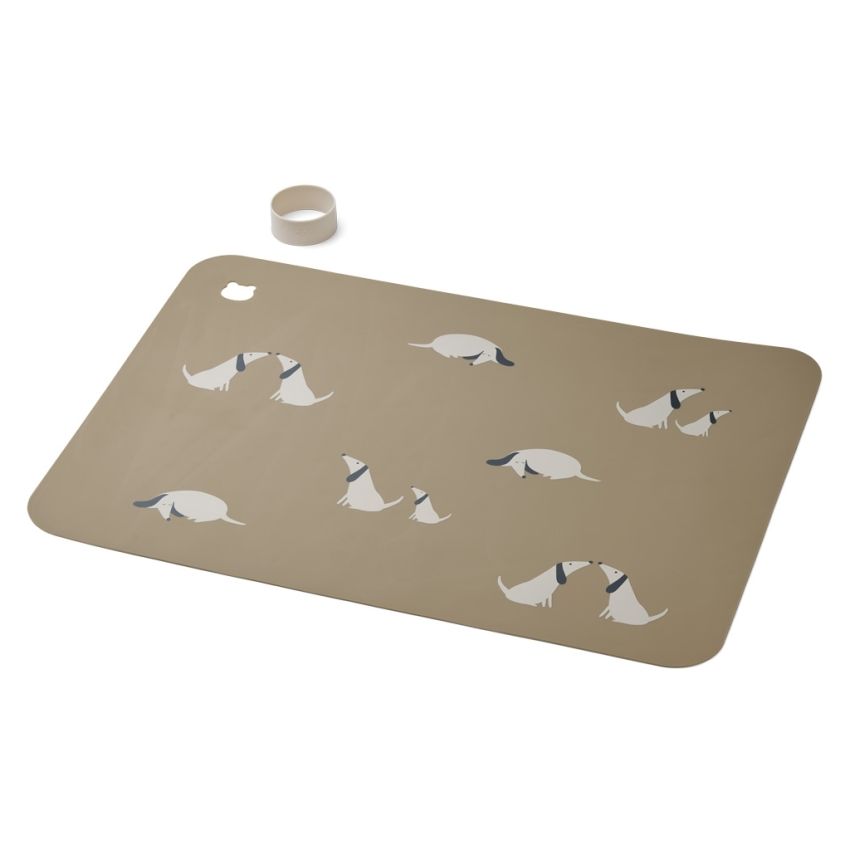 LIEWOOD - Jude Tischset - Malunterlage Hund