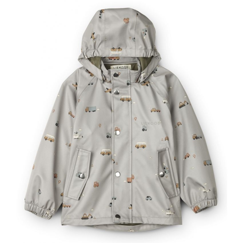 LIEWOOD - Parker Softshell Regenbekleidungsset Fahrzeuge Dove Blue