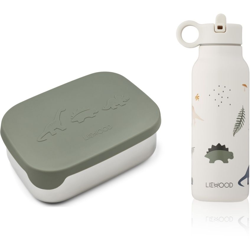 LIEWOOD - Joni Luchbox Set Dino Faune Green Mix