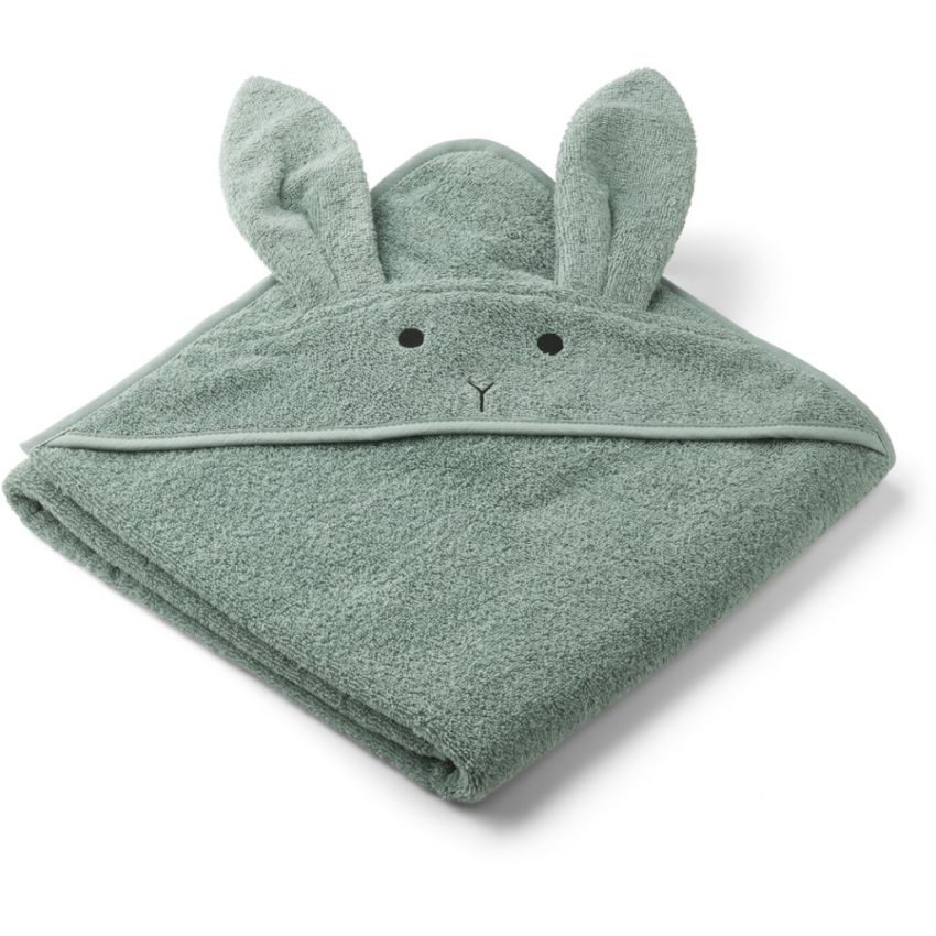 LIEWOOD - Augusta Kapuzen Badetuch Rabbit Peppermint (Grösse Kleinkind)