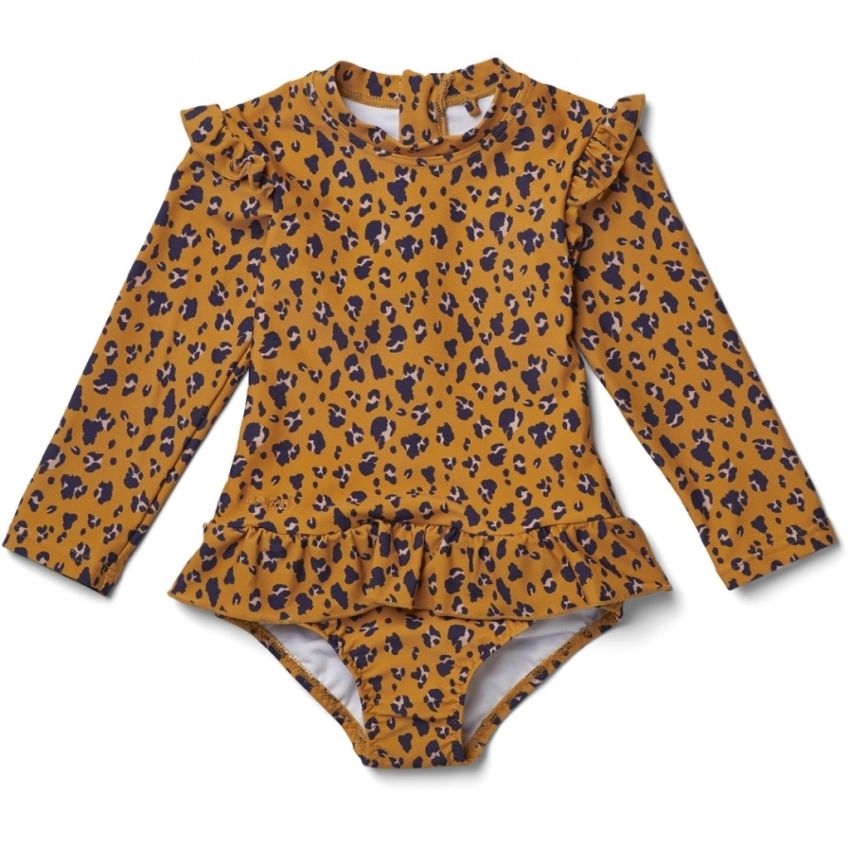 LIEWOOD - Sille UV Badeanzug mini Leo Mustard