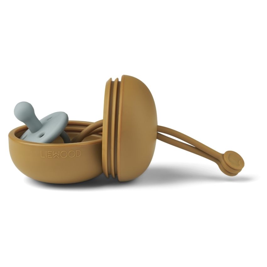 LIEWOOD - Schnullerbox Golden Caramel
