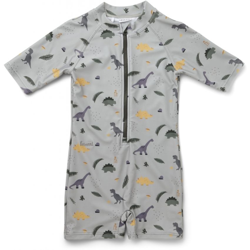 LIEWOOD - Max UV Schwimmanzug Dino Dove Blue