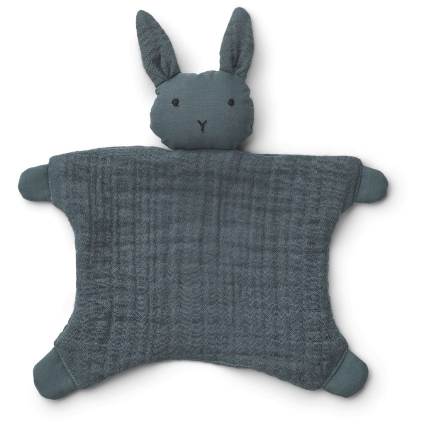 LIEWOOD - Kuscheltuch Amaya Rabbit Whale Blue