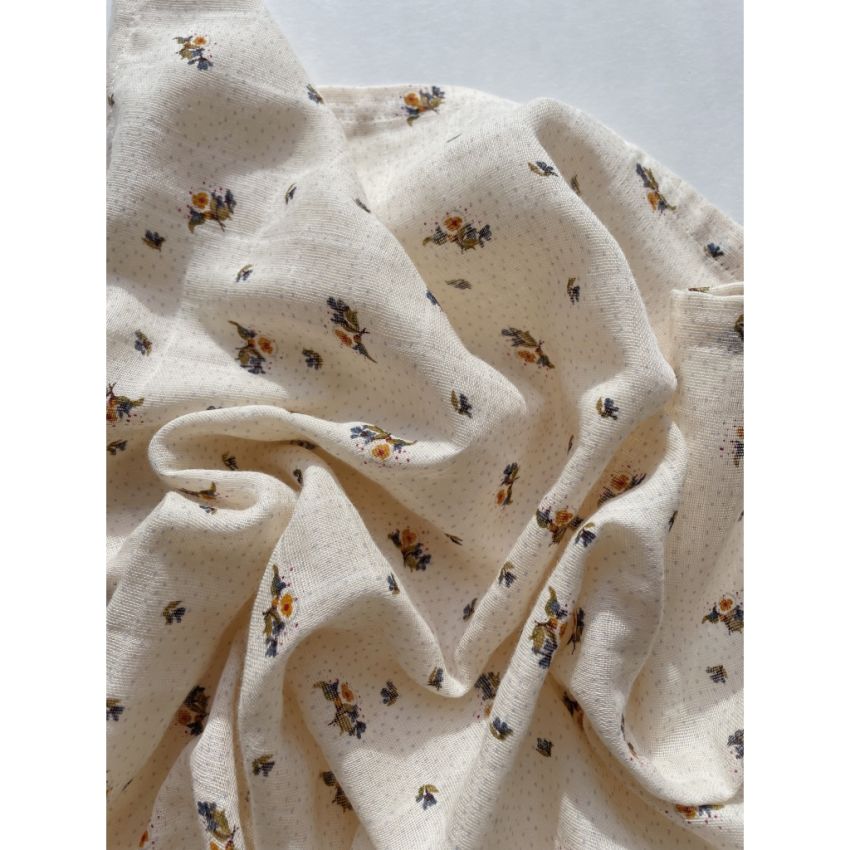 Konges Sløjd - 3er Set Muslin Swaddle Flower Bouquet