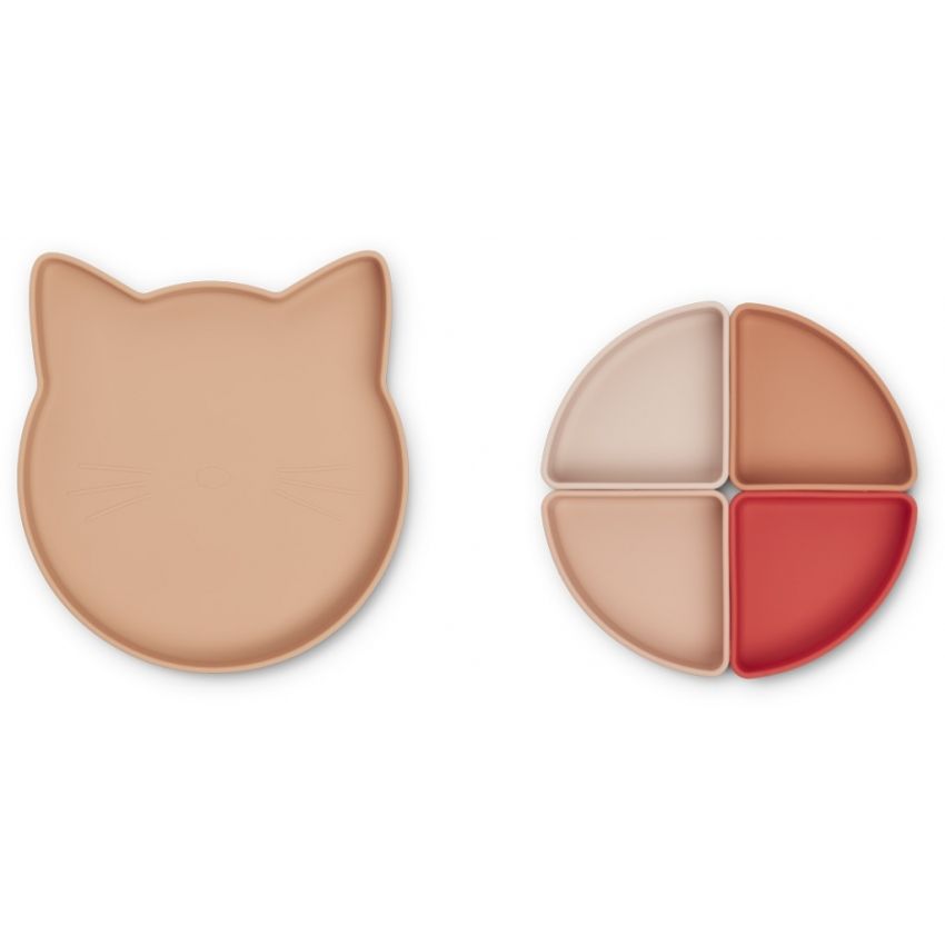 LIEWOOD - Arne Silikon Menü Snackteller Tuscany Rose Mix