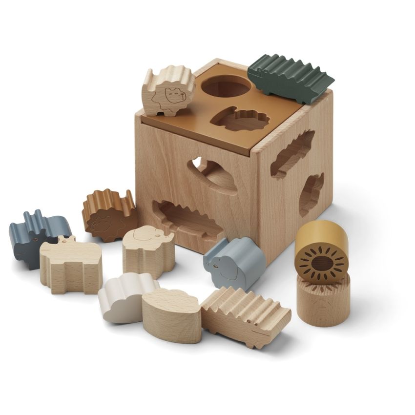 LIEWOOD - Gary Sortierwürfel Safari Caramel Mix