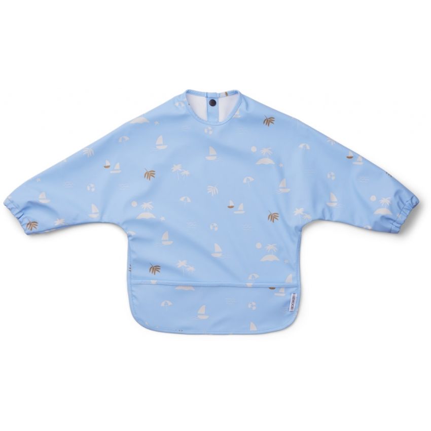 LIEWOOD - Merle Lätzchen Langarm Seaside Sky Blue