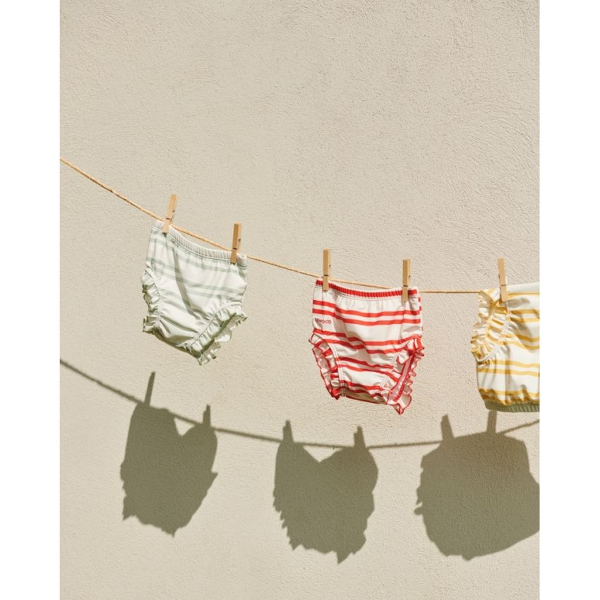 LIEWOOD - Mila Baby Schwimmpants Creme - Dusty Mint