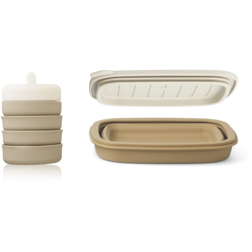 LIEWOOD - Faltbares Lunchset Jose Sandy Oat