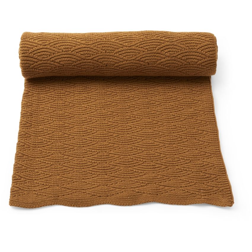 Konges Sløjd - Strickdecke Pointelle Dijon