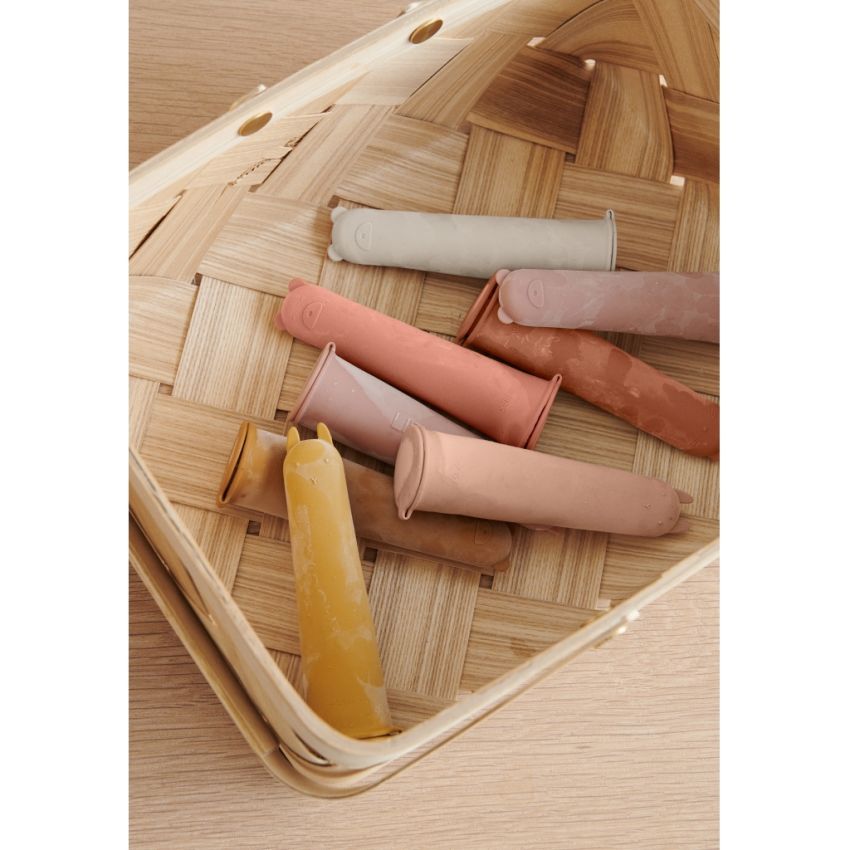 LIEWOOD - Silikon Glaceformen Elisa 8er Set Rose Mix