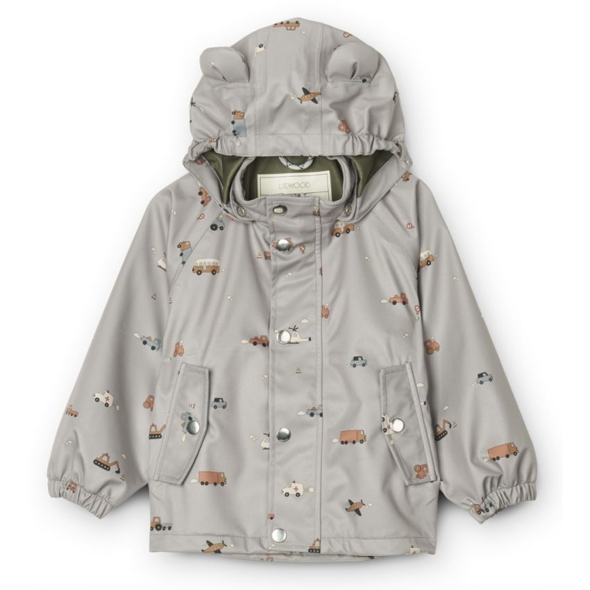 LIEWOOD - Dakota Softshell Regenbekleidungsset Fahrzeuge Dove Blue