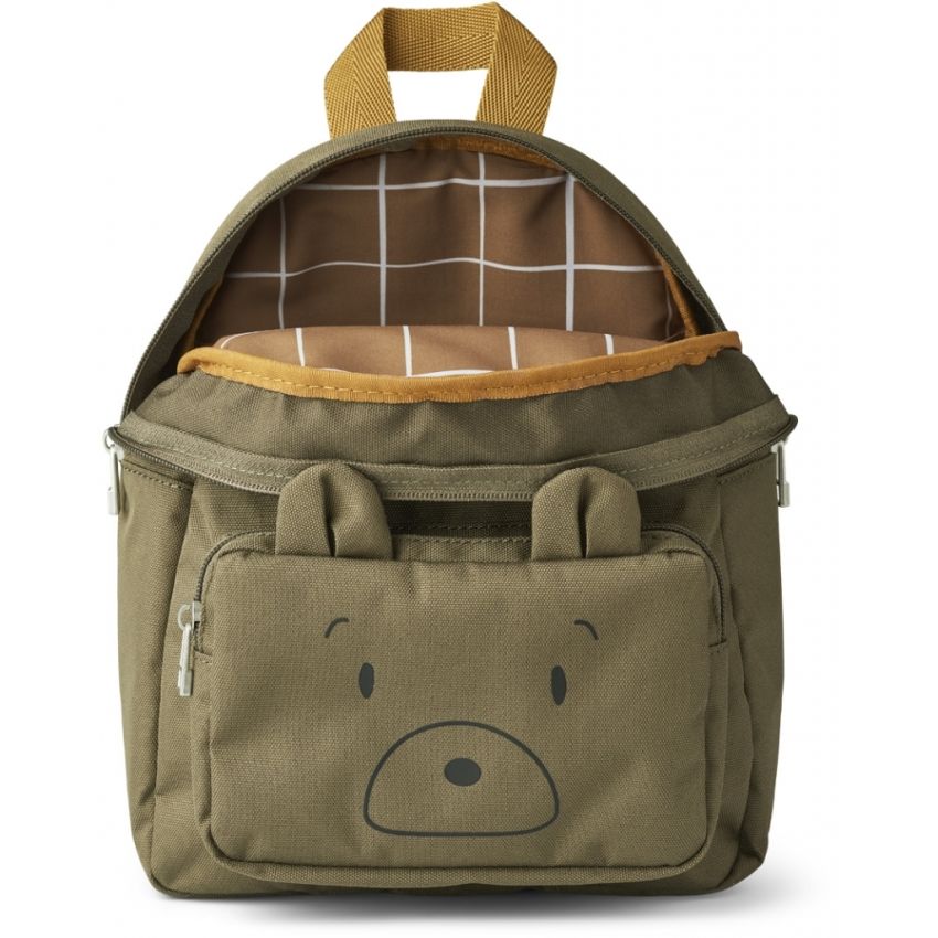 LIEWOOD - Allan Rucksack Mr Bear Khaki
