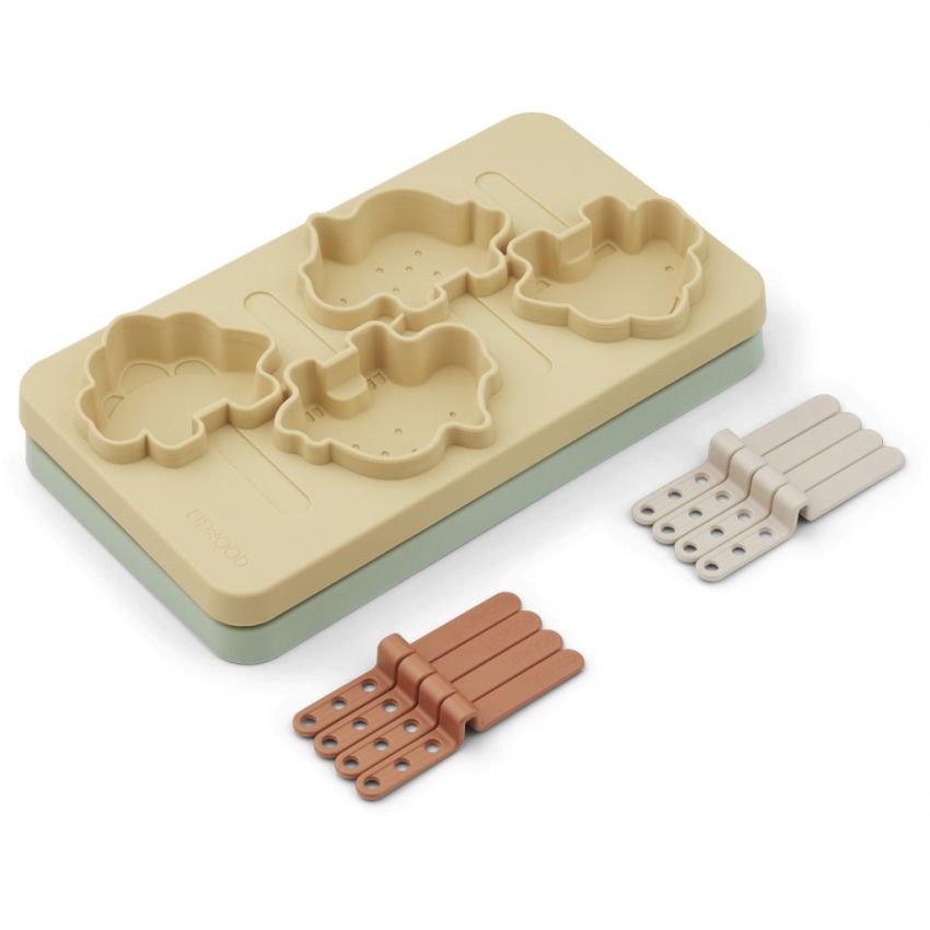 LIEWOOD - Silikon Glaceformen Manfred Dino Wheat Yellow Mix