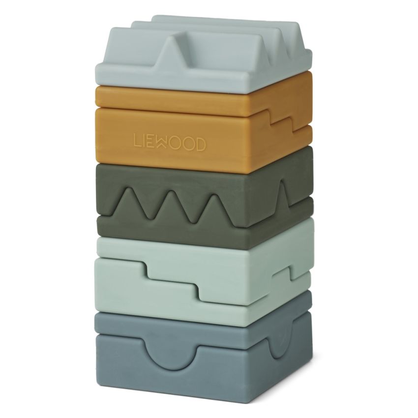 LIEWOOD - Morgan Motorik Stapelturm Blue Mix