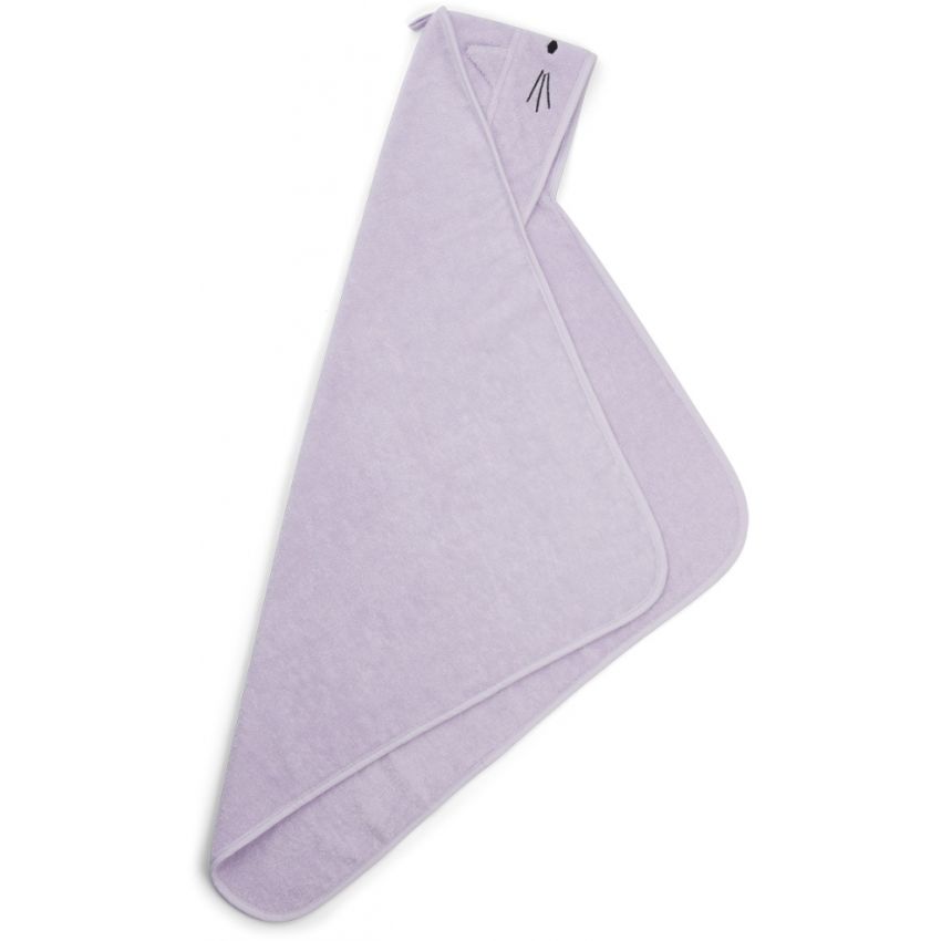 LIEWOOD - Albert Kapuzen Badetuch Cat Lavender (Grösse Baby)