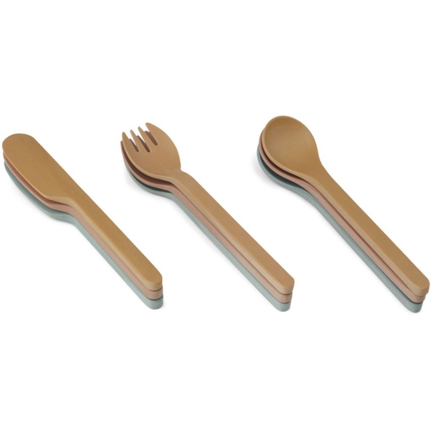 LIEWOOD - Ryan Besteckset Mustard Mix