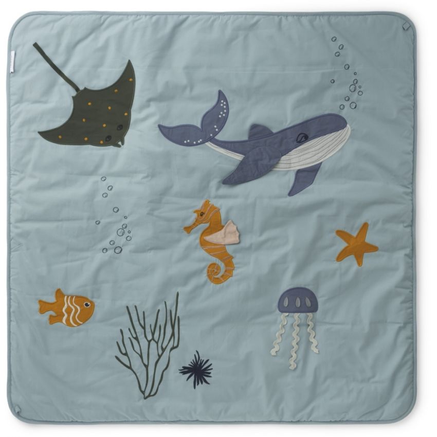 LIEWOOD - Glenn Activity Playmat Sea Creature Mix
