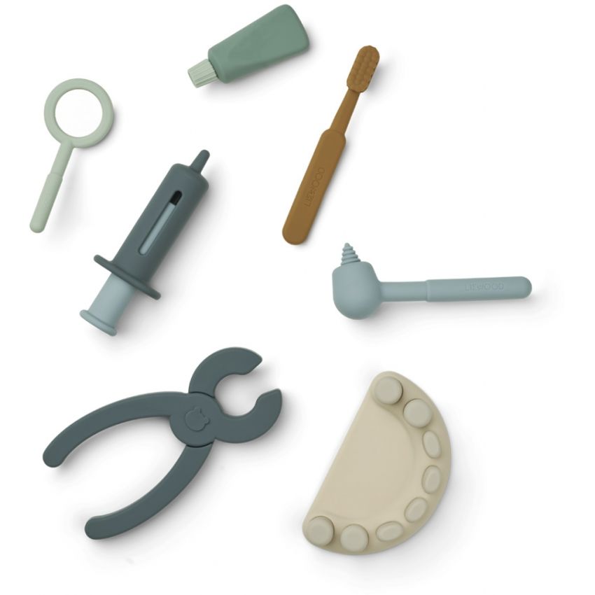 LIEWOOD - Zahnarzt Set Frank Blue Mix