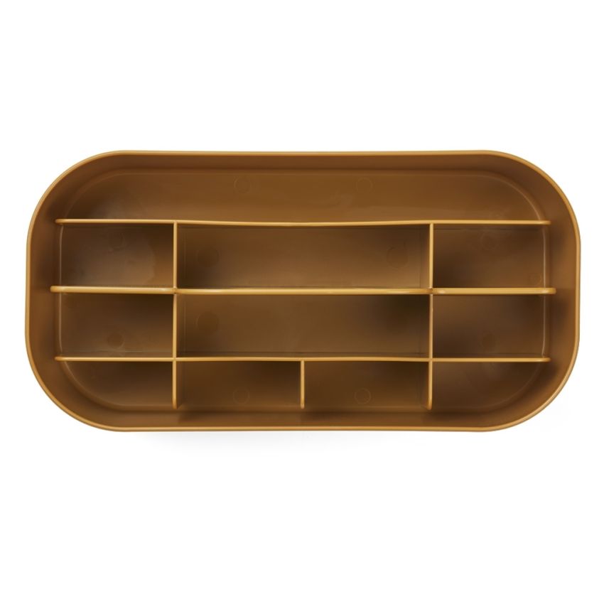 LIEWOOD - Tragbare Aufbewahrungsbox Gross Golden Caramel