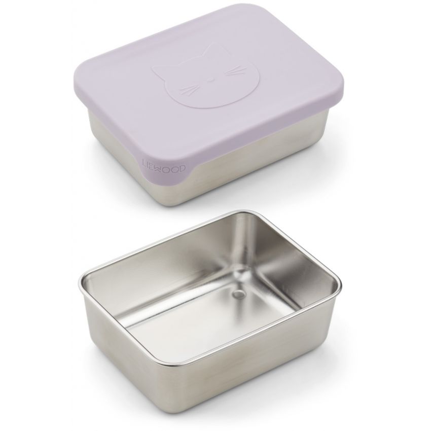 LIEWOOD - Ako Lunchbox Cat Light Lavender
