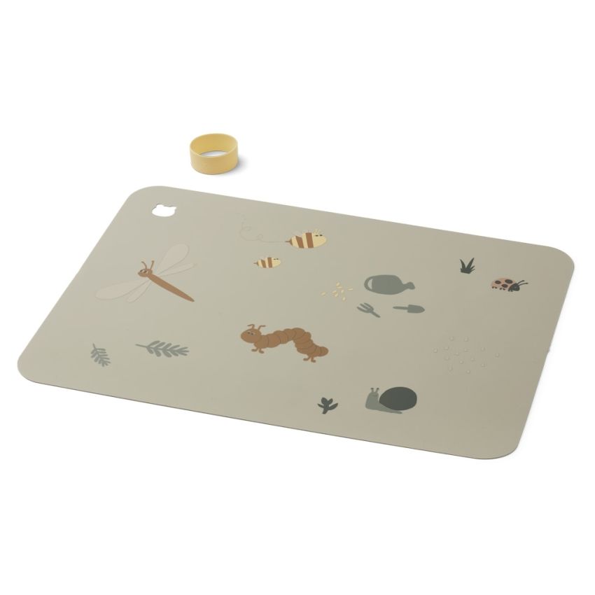 LIEWOOD - Jude Tischset - Malunterlage Nature Mist