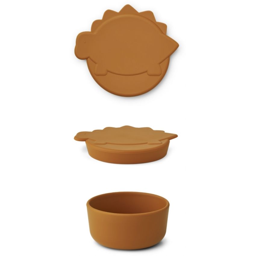 LIEWOOD - Cornelius Snack Box Dino Mustard