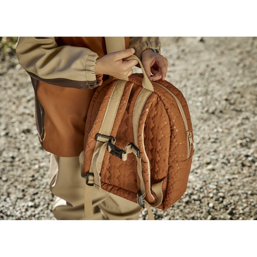 nuuroo - Kinderrucksack Bienenwaben Caramel