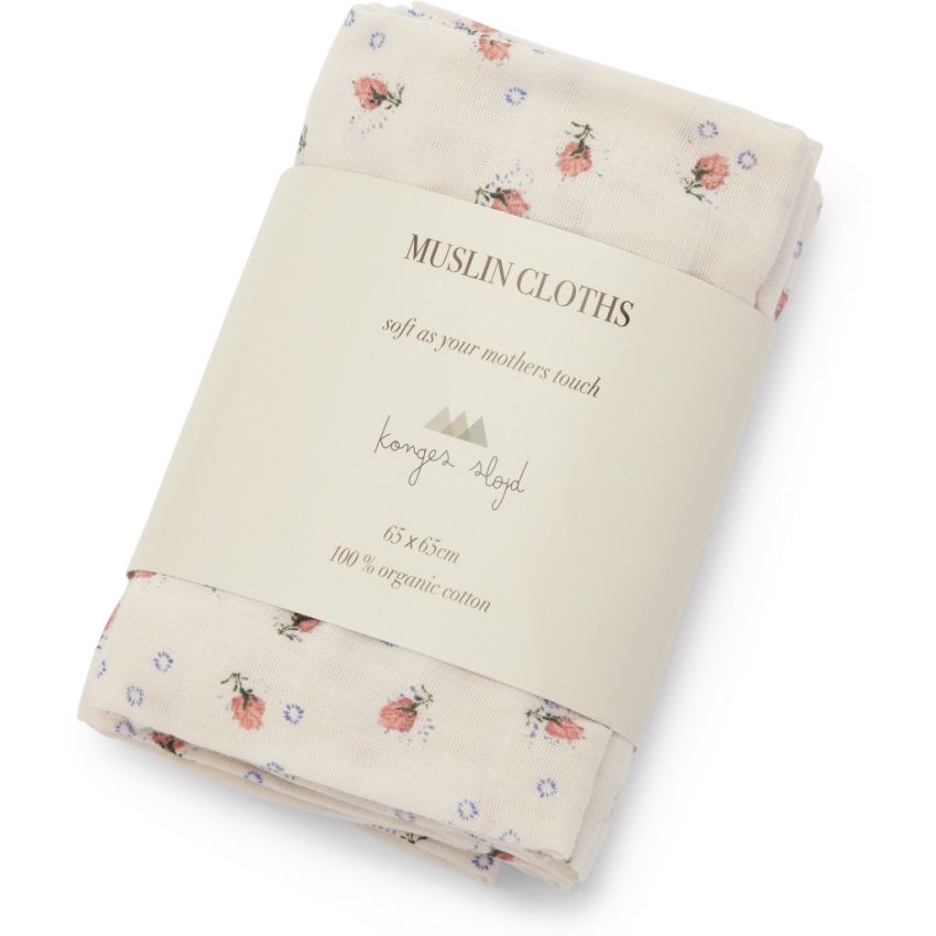 Konges Sløjd - 3er Set Muslin Swaddle Brise D'Ete