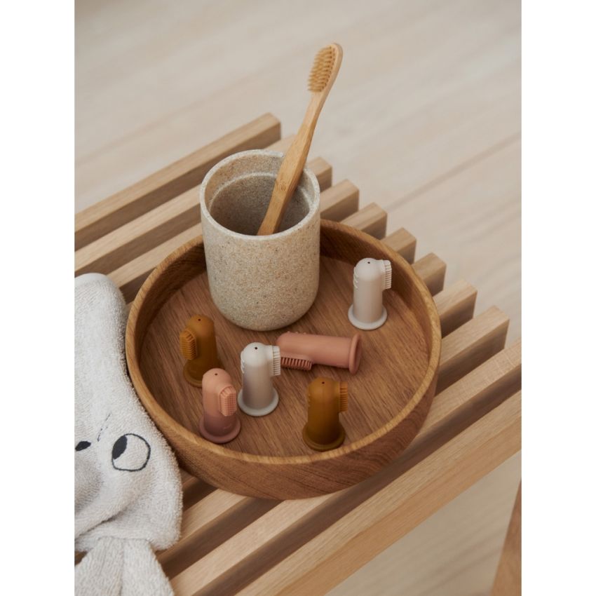 LIEWOOD - Finger Zahnbürste Sandy Mix