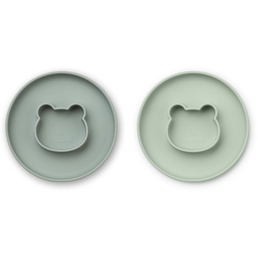 LIEWOOD - Gordon Silikon Schalen Set Mint Mix