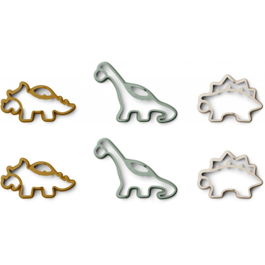 LIEWOOD - Karina Pancake Omeletten - Form Dino Caramel / Multi