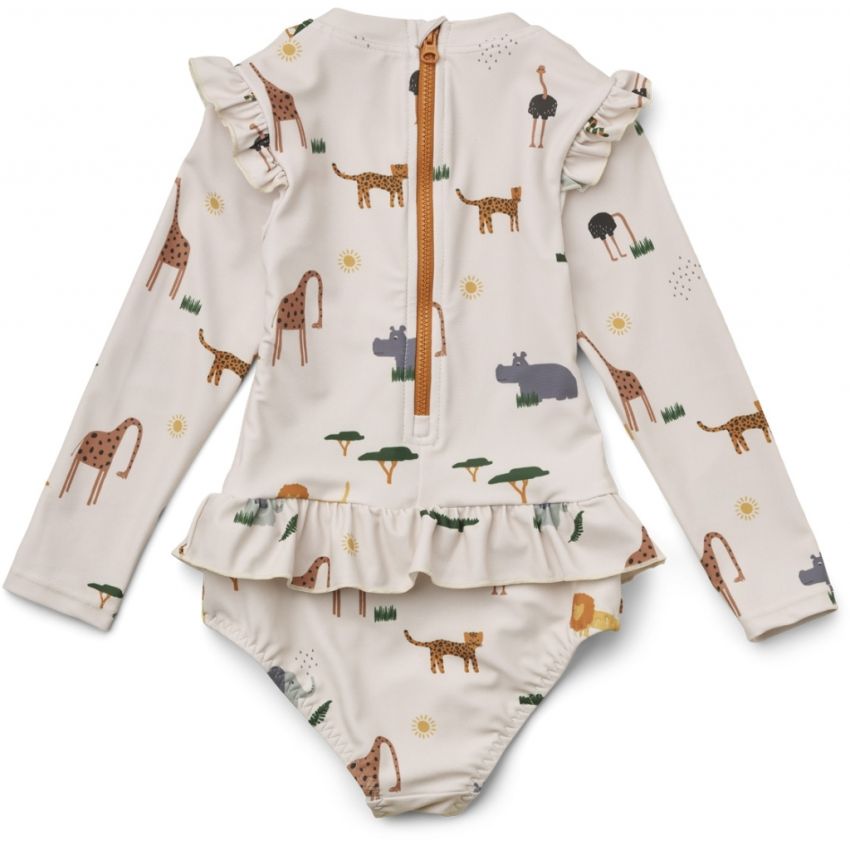 LIEWOOD - Sille UV Badeanzug Safari Sandy Mix