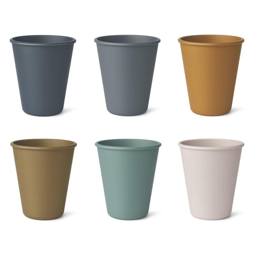 LIEWOOD - Carter Becherset Whale Blue Mix